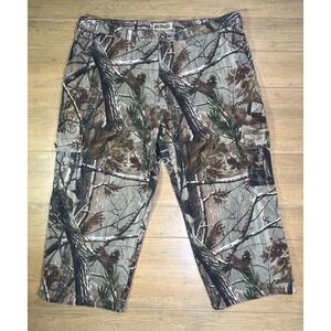 Vintage Russell Outdoors Explorer Realtree Camo Cargo Pants Mens 2XL 42x26
